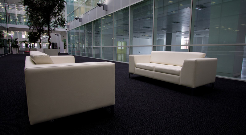 Two sofas in the atrium